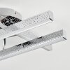 Arlan Plafoniera LED Cromo, 1-Luce