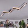 Nilar Plafoniera LED Nero, 1-Luce