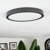 Finsrud Plafoniera LED Nero, 1-Luce