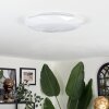 Arzel Plafoniera LED Bianco, 1-Luce, Telecomando