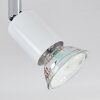 Gjedso Plafoniera, Faretto da soffitto LED Cromo, Bianco, 3-Luci