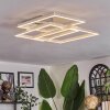 Binor Plafoniera LED Cromo, 1-Luce