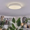 Borel Plafoniera LED Bianco, 1-Luce