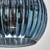 Koyoto Plafoniera, Lampada a sfera Blu, Verde, Ramato, 3-Luci