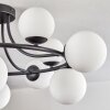 Chehalis Plafoniera, Lampada a sfera 76 cm Bianco, 12-Luci