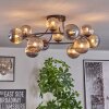 Chehalis Plafoniera, Lampada a sfera 76 cm Grigio fumo, 12-Luci