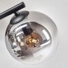 Gastor Plafoniera, Lampada a sfera Chiaro, Grigio fumo, 3-Luci