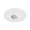 Wofi MORIS Plafoniera LED Bianco, 1-Luce, Telecomando