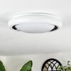 Kaas Plafoniera LED Nero, Bianco, 1-Luce