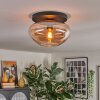 Mertola Plafoniera, Lampada a sfera Ambrato, 1-Luce