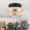 Mertola Plafoniera, Lampada a sfera Ambrato, Chiaro, 1-Luce