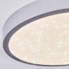 Kelan Plafoniera LED Argento, 1-Luce