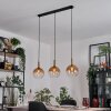 Grovsta Lampadario a sospensione, Lampada a sfera, Lampada a sospensione Oro, Nero, 3-Luci