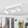 Gesteira Plafoniera, Faretto da soffitto Bianco, 3-Luci