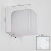 Rezar Applique LED Bianco, 1-Luce