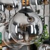 Gastor Lampadario a sospensione, Lampada a sfera, Lampada a sospensione Chiaro, Grigio fumo, 8-Luci