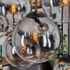 Gastor Lampadario a sospensione, Lampada a sfera, Lampada a sospensione Chiaro, Grigio fumo, 8-Luci