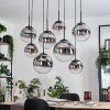 Gastor Lampadario a sospensione, Lampada a sfera, Lampada a sospensione Chiaro, Grigio fumo, 8-Luci