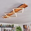 Pompu Plafoniera LED Marrone scuro, Nero, 1-Luce