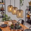 Bystrup Lampadario a sospensione, Lampada a sospensione Beige, Sabbia, 3-Luci