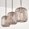 Bystrup Lampadario a sospensione, Lampada a sospensione Beige, Sabbia, 3-Luci