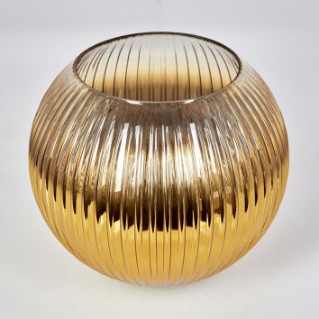 Koyoto Vetro di ricambio, pezzo di ricambio 25 cm Oro, Chiaro