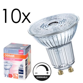 Illuminazione Osram GU10 LED 3.4 Watt Bianco neutro 230 Lumen