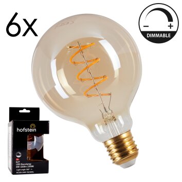 E27 LED 6 Watt Bianco caldo dimmerabile 320 Lumen