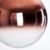 Gastor Lampadario a sospensione, Lampada a sfera, Lampada a sospensione Chiaro, Ramato, 1-Luce
