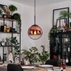 Gastor Lampadario a sospensione, Lampada a sfera, Lampada a sospensione Chiaro, Ramato, 1-Luce