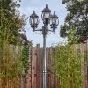 Lentua Lampione multibraccia, Illuminazione viale Nero, Argento, 3-Luci