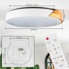 Cadaixo Plafoniera, Panel LED Bianco, 1-Luce