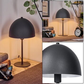 Lampada a forma di fungo  Tati Lampada da tavolo Antracite, 1-Luce