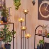 Koyoto Lampada da terra 30 cm Ambrato, Chiaro, Grigio fumo, 4-Luci