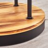 Gastor Lampada da terra 30 cm Legno chiaro, Nero, 4-Luci