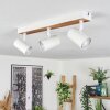 Gesteira Plafoniera, Faretto da soffitto Écru, Bianco, 3-Luci