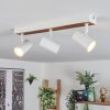 Gesteira Plafoniera, Faretto da soffitto Écru, Bianco, 3-Luci