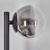 Chehalis Lampada a sfera, Applique 23 cm Cromo, Chiaro, Grigio fumo, 3-Luci