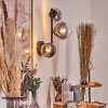 Chehalis Lampada a sfera, Applique 23 cm Cromo, Chiaro, Grigio fumo, 3-Luci