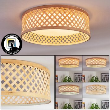 Barroco Plafoniera LED Écru, Bianco, 1-Luce