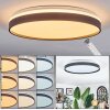 Sofo Plafoniera LED Nero, 1-Luce, Telecomando