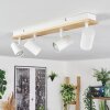 Gesteira Plafoniera, Faretto da soffitto Écru, Bianco, 4-Luci