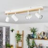 Gesteira Plafoniera, Faretto da soffitto Écru, Bianco, 4-Luci