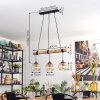 Ripoll Lampadario a sospensione, Lampada a sfera, Lampada a sospensione Écru, Nero, 3-Luci