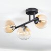 Chehalis Plafoniera, Lampada a sfera Ambrato, Chiaro, 3-Luci