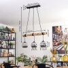 Ripoll Lampadario a sospensione, Lampada a sfera, Lampada a sospensione Écru, Nero, 3-Luci