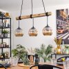 Ripoll Lampadario a sospensione, Lampada a sfera, Lampada a sospensione Écru, Nero, 3-Luci