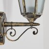 Hongkong Lampada da parete per esterno, Applique Oro, Nero, 1-Luce