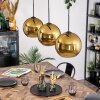 Koyoto Lampadario a sospensione, Lampada a sfera, Lampada a sospensione Nero, 3-Luci