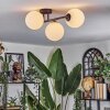 Chehalis Plafoniera, Lampada a sfera Bianco, 3-Luci